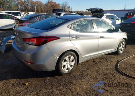 2016 Hyundai Elantra Se из США, поврежденный, VIN 5NPDH4AE2GH713717